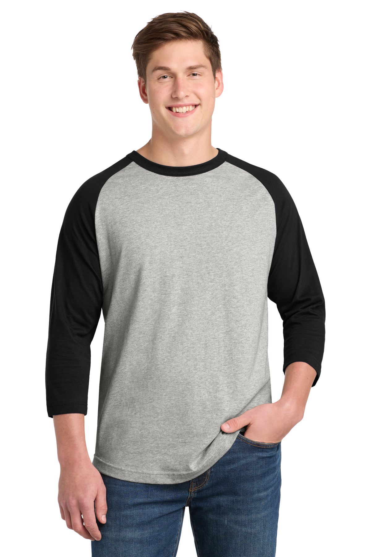 Sport-Tek Men's   Colorblock Raglan Jersey