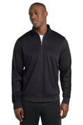 Sport-Tek Men's    Tricot Sleeve Stripe Track Jacket