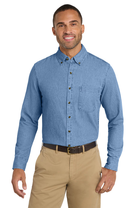 Port & Company ®  - Long Sleeve Value Denim Shirt