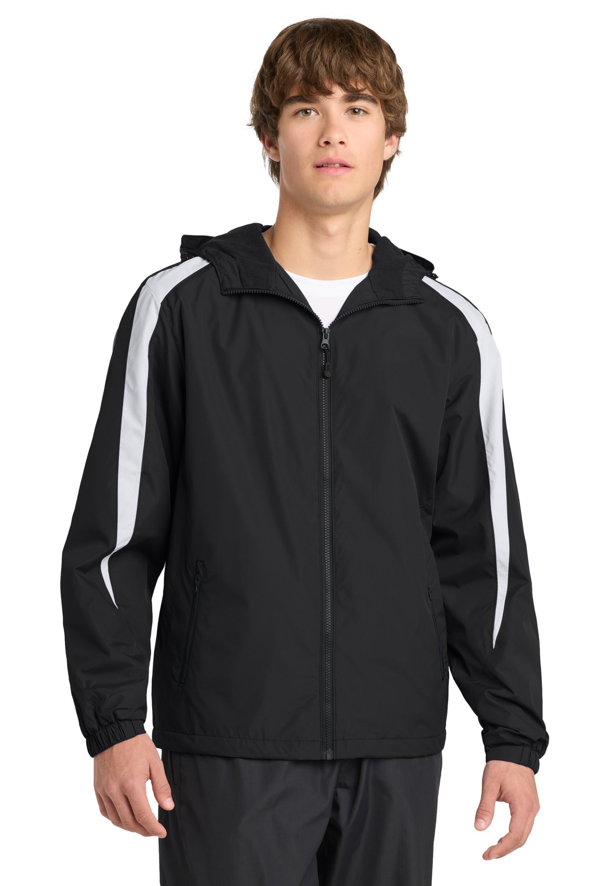 Sport-Tek Men's   Fleece-Lined Colorblock Jacket