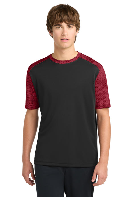 Sport-Tek Men's   CamoHex Colorblock Tee