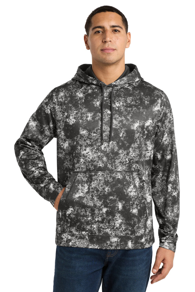 Sport-Tek Men's   Sport-Wick   Mineral Freeze Fleece Hooded Pullover