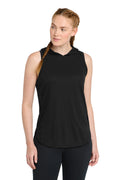 Sport-Tek Women's    PosiCharge    Tri-Blend Wicking Draft Hoodie Tank