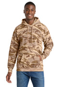 Port & Co Men's   Core Fleece Camo Pullover Hooded Sweatshirt