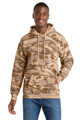 Port & Co Men's   Core Fleece Camo Pullover Hooded Sweatshirt
