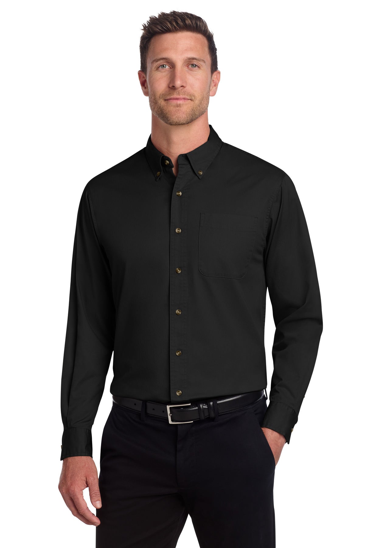 Port Authority Men's   Long Sleeve Twill Shirt
