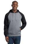Sport-Tek Men's   Raglan Colorblock Pullover Hooded Sweatshirt