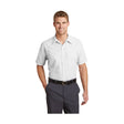Red Kap Men's Short Sleeve Striped Industrial Work Shirt