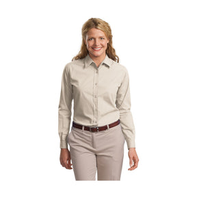 Port Authority Women's   Long Sleeve Easy Care, Soil Resistant Shirt
