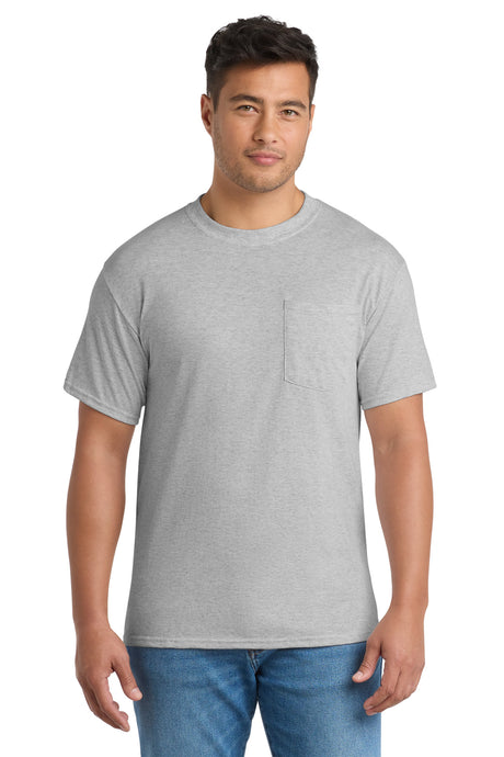 Port & Co Men's   Core Blend Pocket Tee