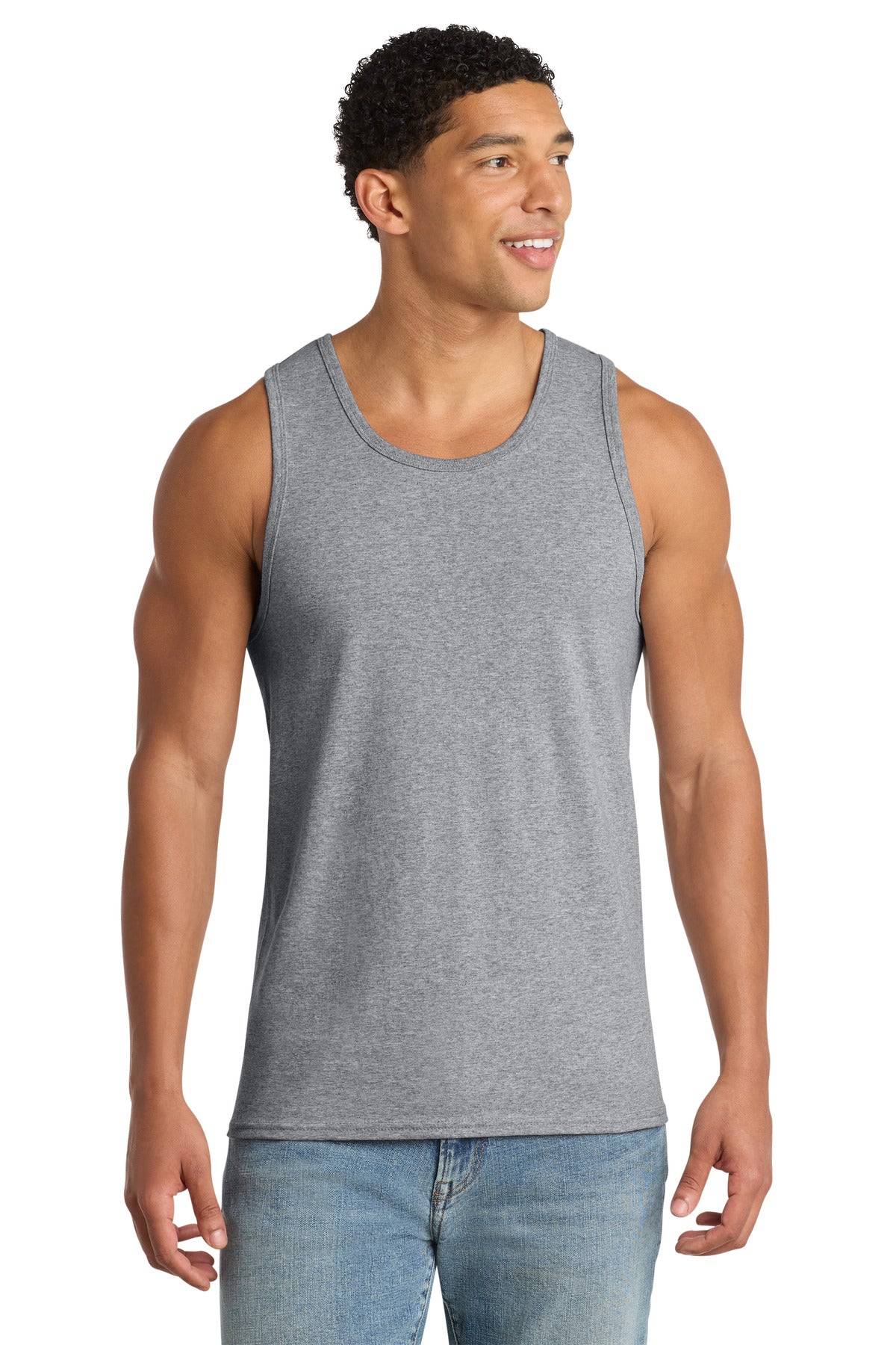 Port & Co Men's   Core Cotton Tank Top