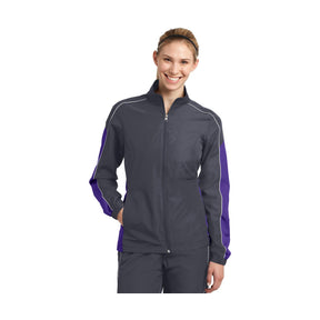 Sport-Tek Women's   Piped Colorblock Wind Jacket