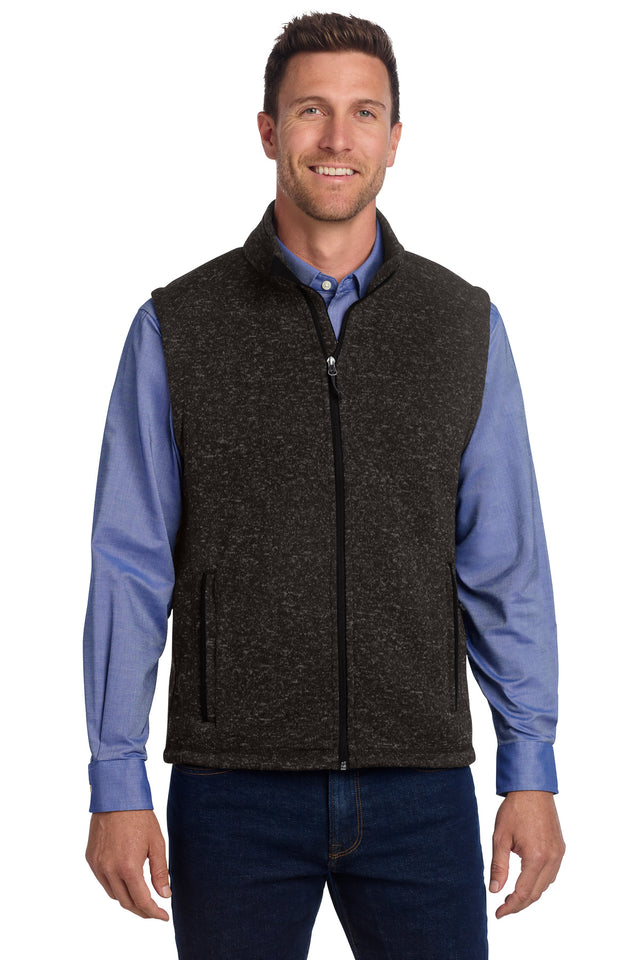Port Authority Men's    Sweater Fleece Vest F236