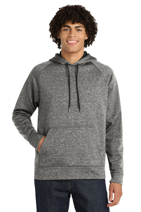Sport-Tek Men's   PosiCharge   Electric Heather Fleece Hooded Pullover