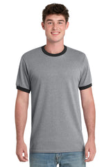 Port & Co Men's   Core Cotton Ringer Tee