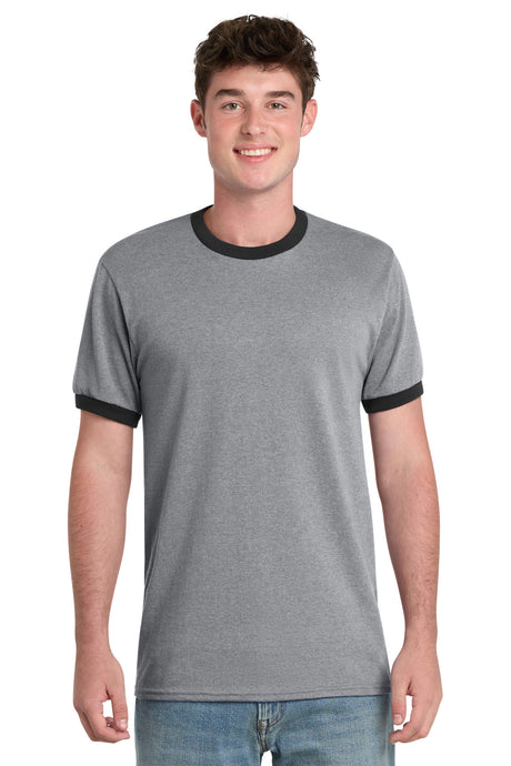 Port & Co Men's   Core Cotton Ringer Tee