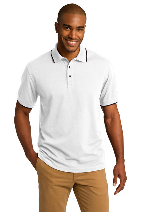 Port Authority Men's   Rapid Dry Tipped Polo