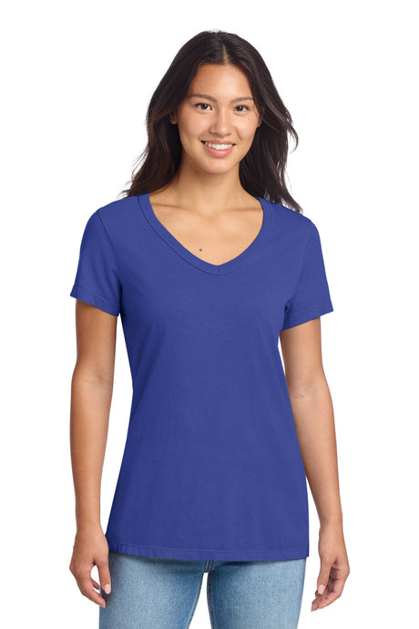 Port & Co Women's   Beach Wash   Garment-Dyed V-Neck Tee LPC099V