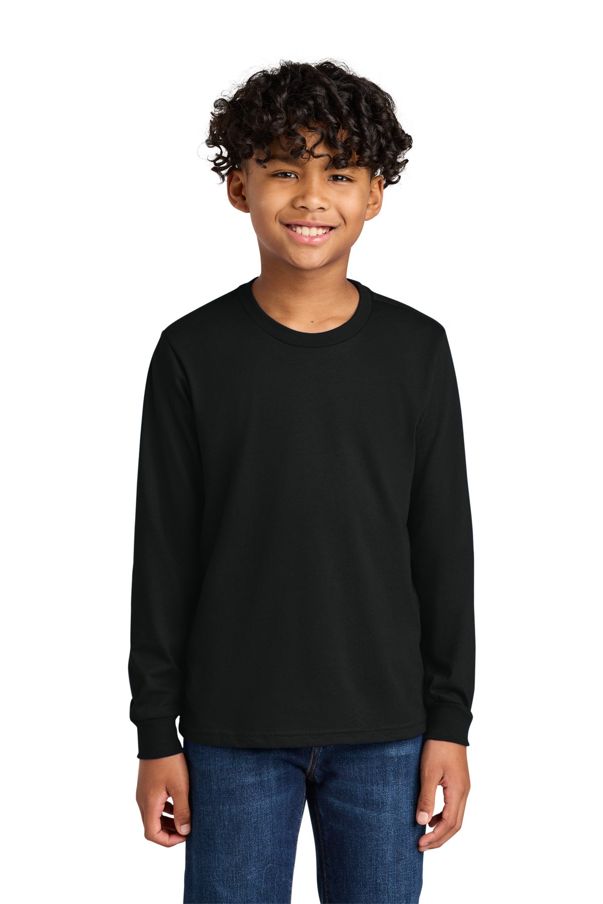 Next Level Apparel Youth   Cotton Long Sleeve Tee