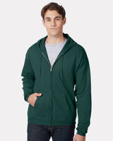 Hanes Men's EcoSmart Full-Zip Hooded Sweatshirt