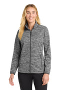 Sport-Tek Women's   PosiCharge   Electric Heather Soft Shell Jacket