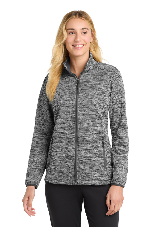 Sport-Tek Women's   PosiCharge   Electric Heather Soft Shell Jacket
