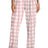 District Women's   Flannel Plaid Pant