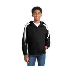 Sport-Tek Youth   Fleece-Lined Colorblock Jacket