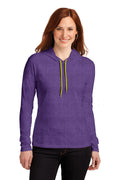 Anvil Women's   100% Combed Ring Spun Cotton Long Sleeve Hooded T-Shirt