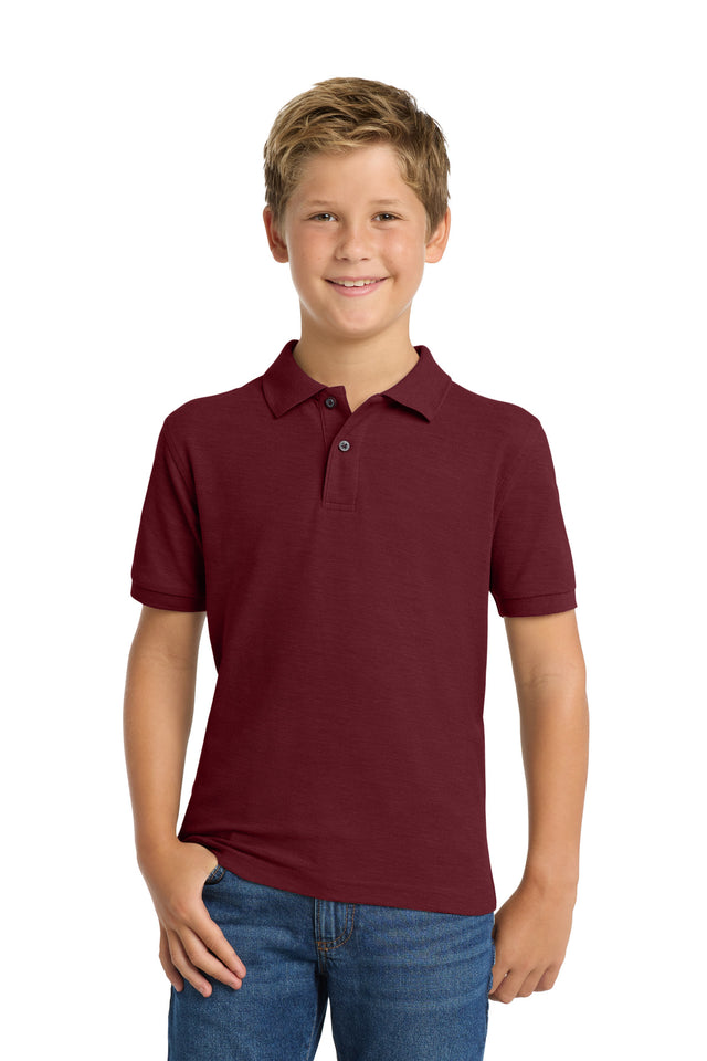 Port Authority Youth   Silk Touch Polo
