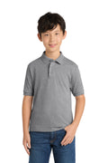 Port & Co Youth   Core Blend Jersey Knit Polo