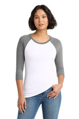 District Women's   Perfect Tri   3/4-Sleeve Raglan