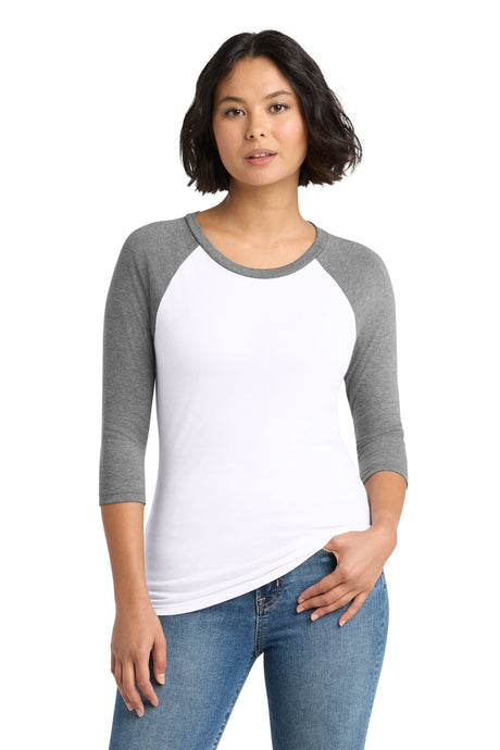 District Women's   Perfect Tri   3/4-Sleeve Raglan