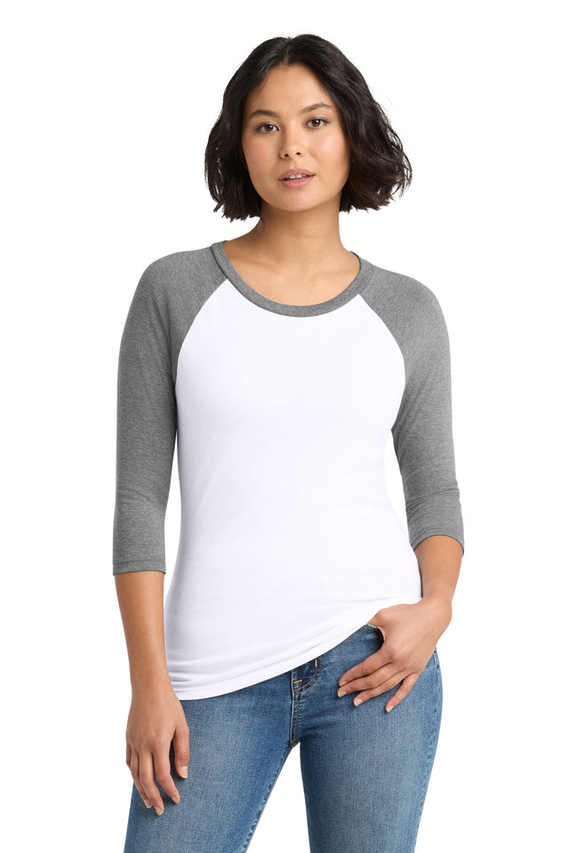 District Women's   Perfect Tri   3/4-Sleeve Raglan