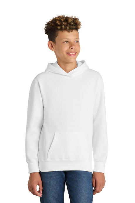 Port & Co Youth   Fan Favorite Fleece Pullover Hooded Sweatshirt