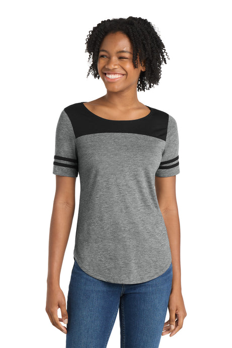 Sport-Tek Women's    PosiCharge    Tri-Blend Wicking Fan Tee