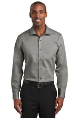 Red House Men's    Slim Fit Pinpoint Oxford Non-Iron Shirt
