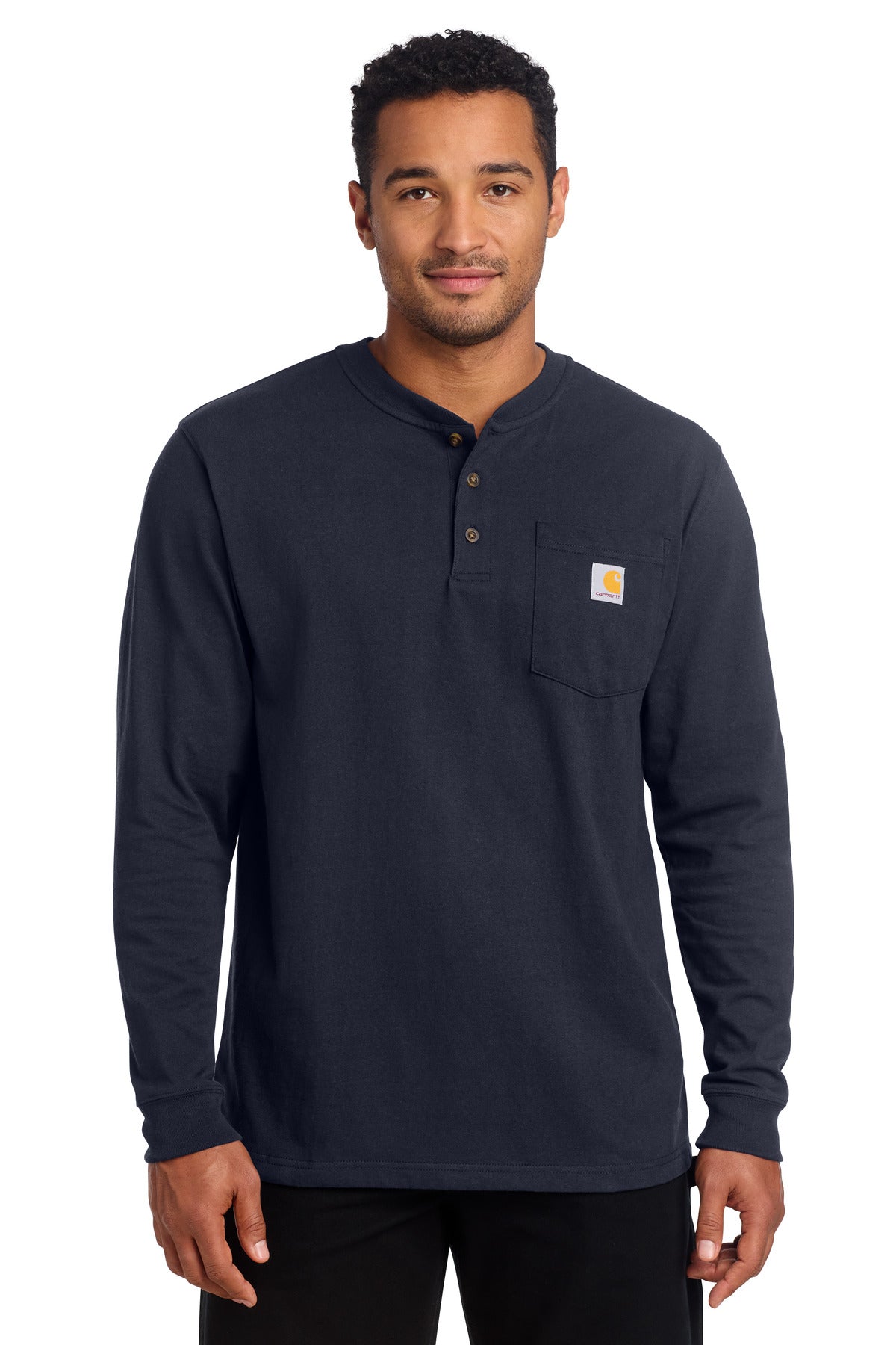 Carhartt Men's   Long Sleeve Henley T-Shirt CTK128