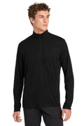 Sport-Tek Men's    PosiCharge    Tri-Blend Wicking 1/4-Zip Pullover