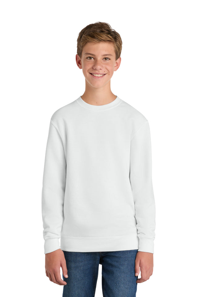 Port & Co Youth   Core Fleece Crewneck Sweatshirt