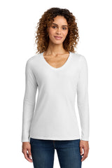 Port & Co Women's   Long Sleeve Fan Favorite V-Neck Tee