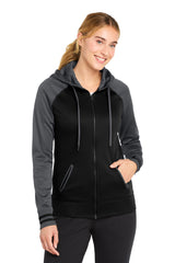 Sport-Tek Women's   Sport-Wick   Varsity Fleece Full-Zip Hooded Jacket