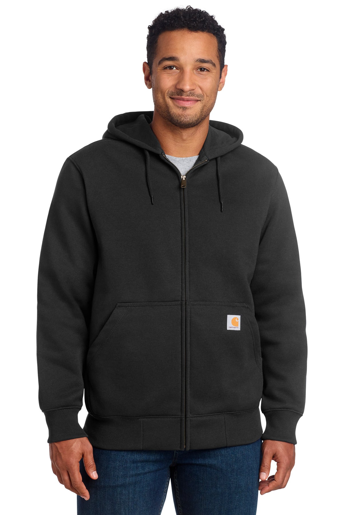 Carhartt Men's    Rain Defender    Paxton Heavyweight Hooded Zip-Front Sweatshirt