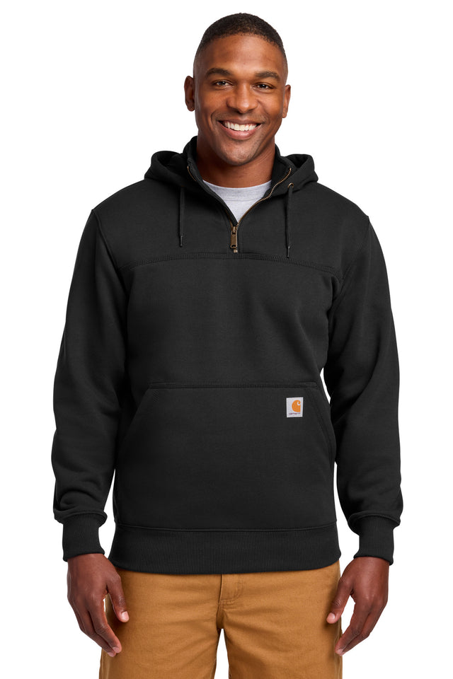 Carhartt Men's    Rain Defender    Paxton Heavyweight Hooded Zip Mock Sweatshirt