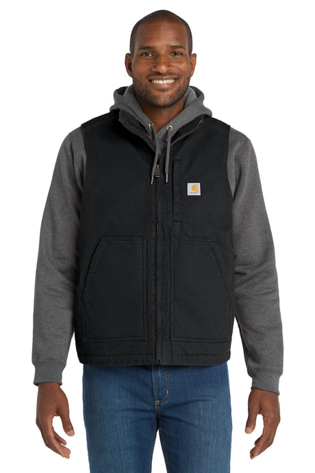 Carhartt Men's   Sherpa-Lined Mock Neck Vest CT104277