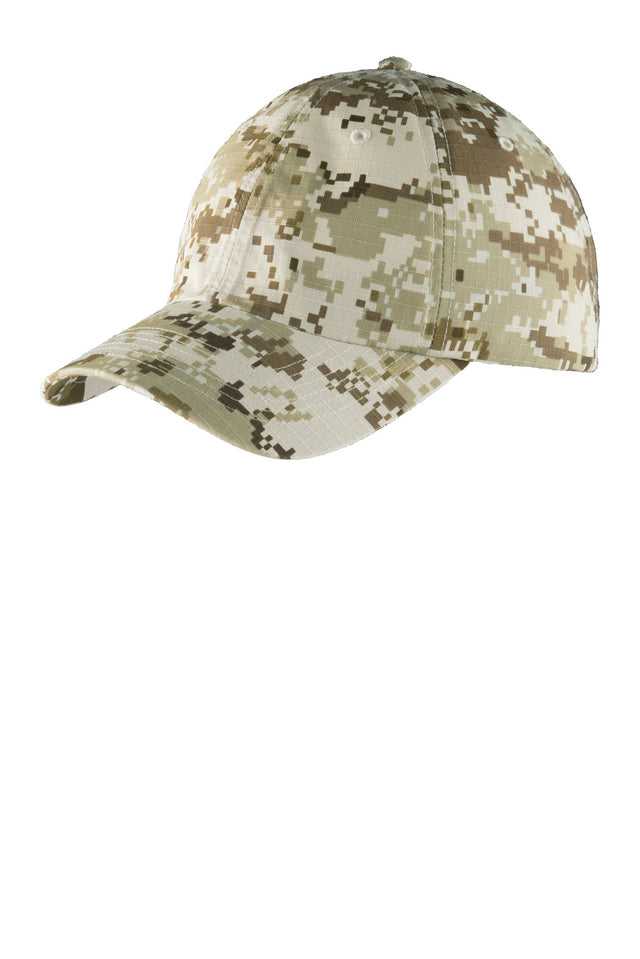 Port Authority    Digital Ripstop Camouflage Cap