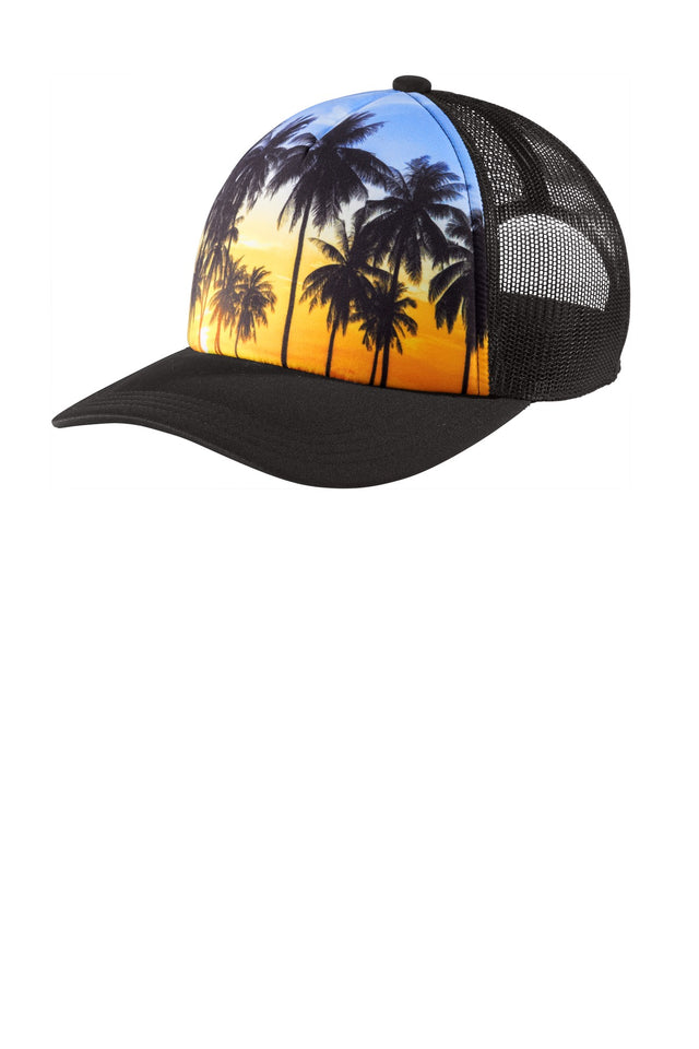 Port Authority     Photo Real Snapback Trucker Cap C950