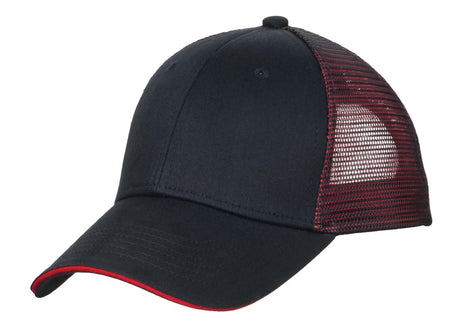 Port Authority    Double Mesh Snapback Sandwich Bill Cap