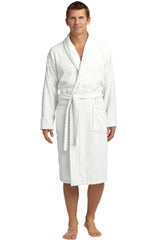 Port Authority    Checkered Terry Shawl Collar Robe