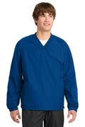Sport-Tek Men's   V-Neck Raglan Wind Shirt